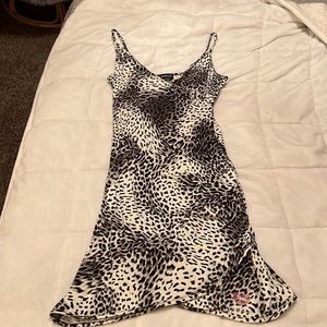 Bebe leopard mini dress
